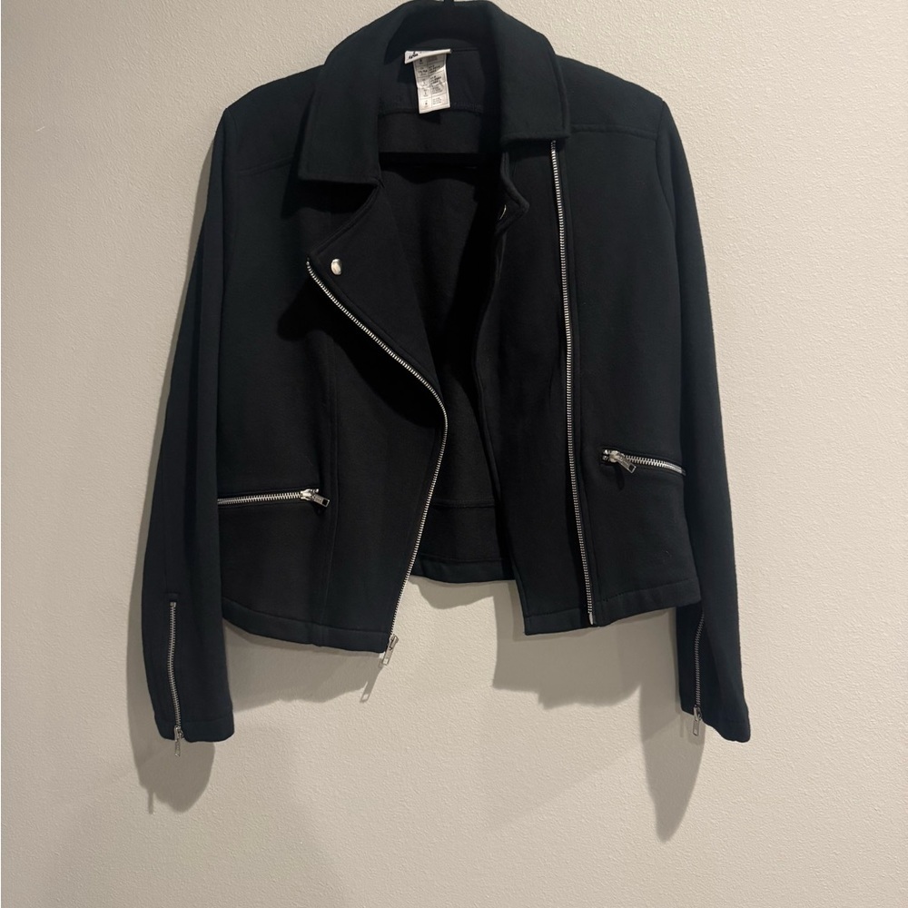 Disney Parks Rhinestone Mickey Moto Jacket